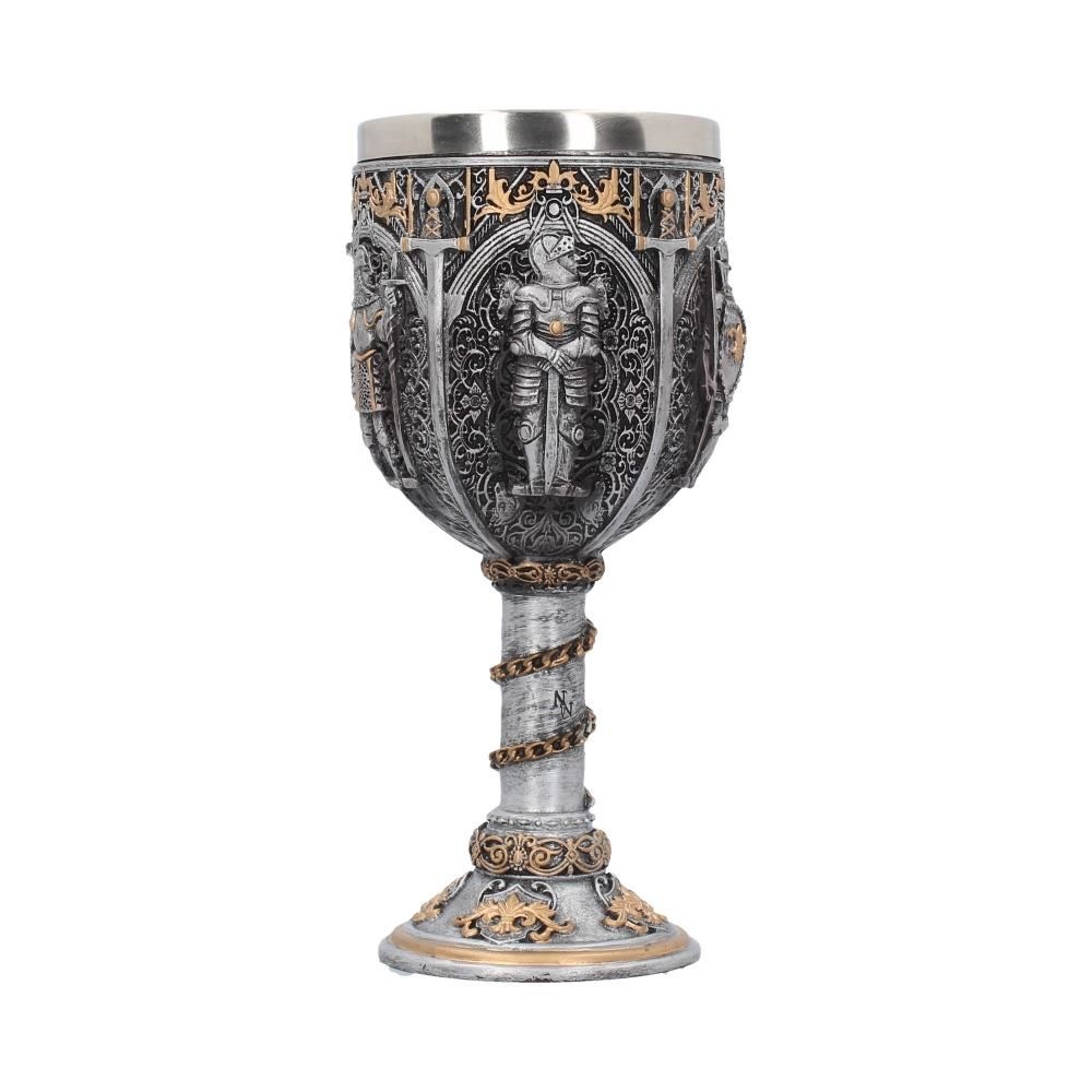 Nemesis Now - Medieval Knight Kelch - Grau